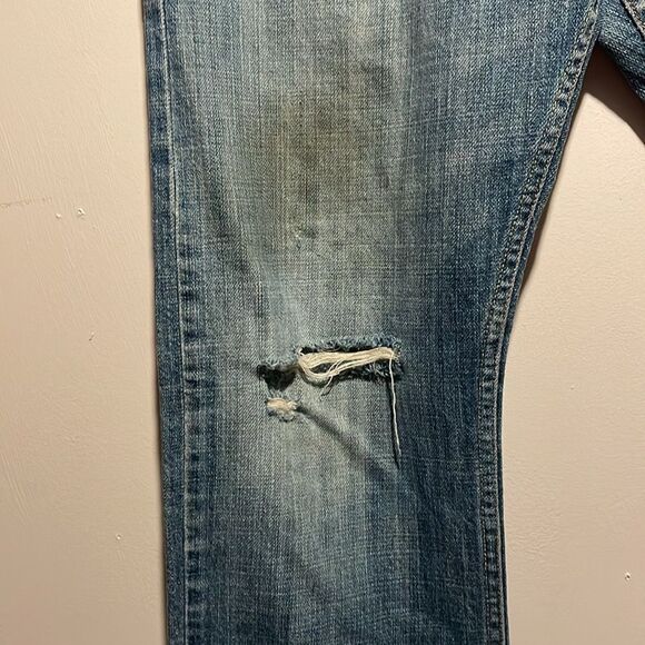 Levi’s- Vintage- The Original Jeans- Slim Straight 514-Distressed- Size W32 L32 - Picture 8 of 11